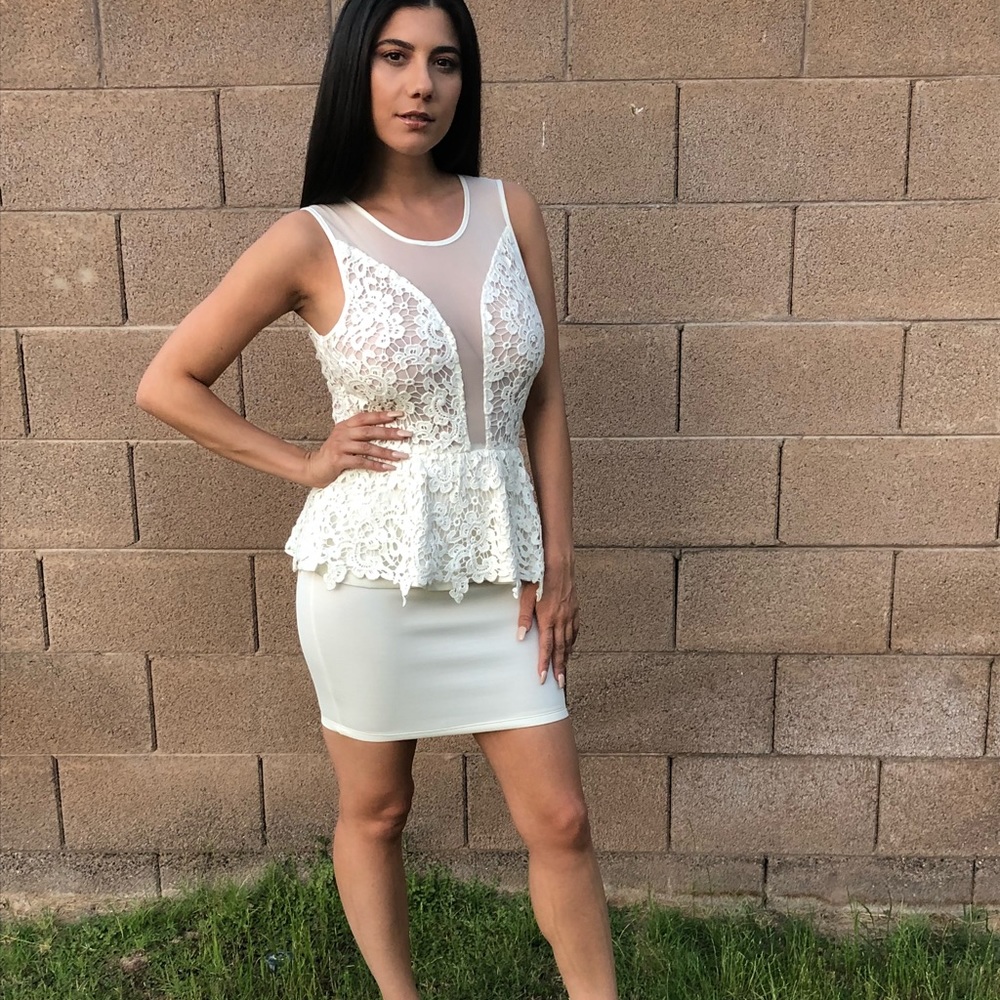 Peblum Dress